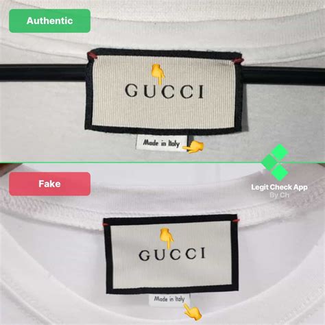 black gucci shirt replica|authentic gucci tag.